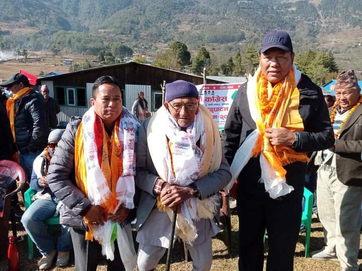 बाम्तीभण्डारमा नेपाली काँग्रेस पार्टी वडा कार्यालयको उद्घाटन तथा भेटघाट कार्यक्रम