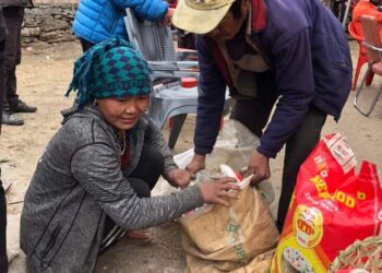 किमाथांकामा ७ लाख ६५ हजारको खाद्यान्न बितरण