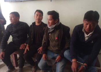 कोशी समर्थक एमाले प्रदेश सांसद पाँचकर्ण राईलाई कालो मोसो दल्यो,चारजना पक्राउ