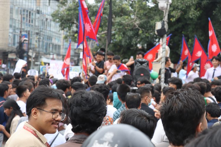 जेन्जी आन्दोलन धरानको गतिविधि फोटो भिडियो