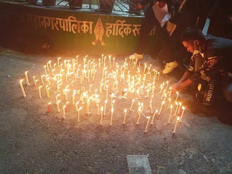 जेन्जी आन्दोलन धरानको गतिविधि फोटो भिडियो