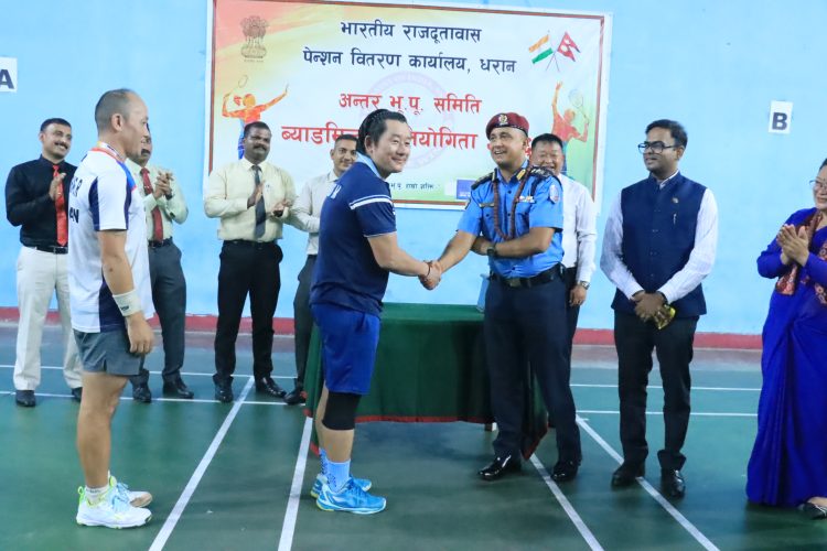 पीपीओ धरानमा सातौं अन्तर भुपु सैनिक ब्याडमिन्टन प्रतियोगिता सम्पन्न, बिजेता भए धरान 